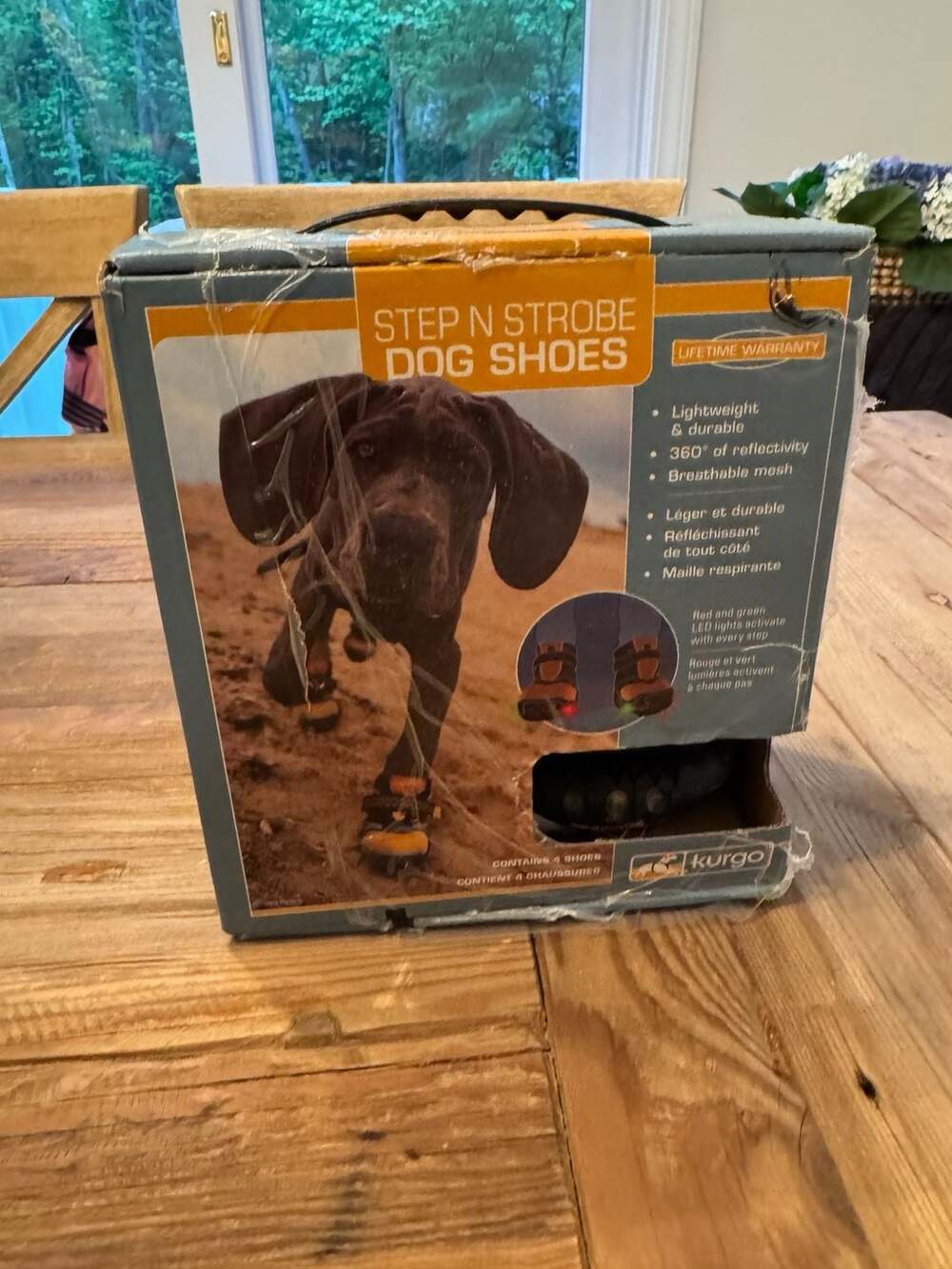 Large - Light up Kurgo Step n Strobe Dog Shoes